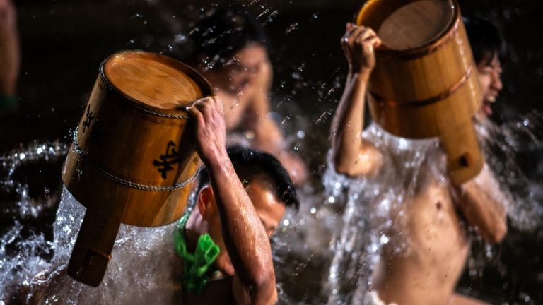 In Japan, the millennial festival of “naked men” is definitely getting a new look