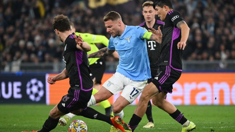 Lazio surprises Bayern and takes a slight advantage in the round of 16 first leg