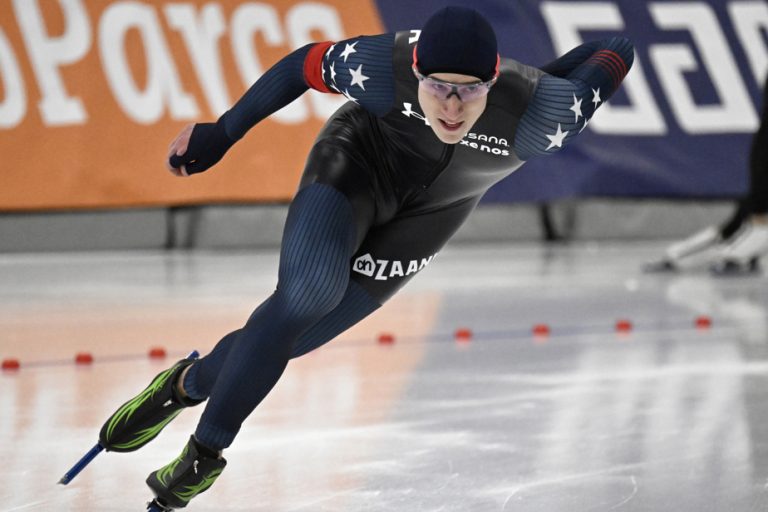 Long track speed skating |  Stolz wins the first “battle of Quebec”, Dubreuil second