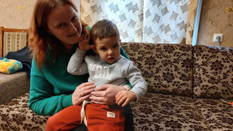 Mark, this two-year-old Ukrainian baby who has only known war