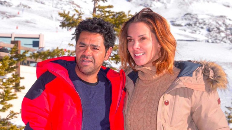 Mélissa Theuriau and Jamel Debbouze incognito skiing with their children?  Difficult with their daughter’s daring but stylish outfit