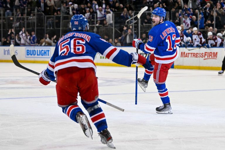 Monday in the NHL |  Lafrenière decides in overtime for the Rangers against the Avalanche