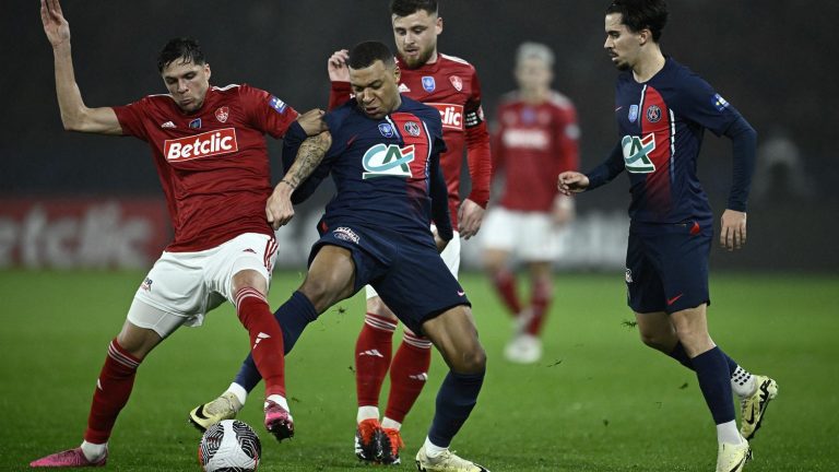 PSG leads 2-0 against Brest at half-time… Follow the round of 16 match