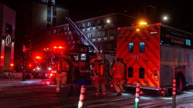 Police investigation in Montreal: fire sends 66-year-old man to hospital