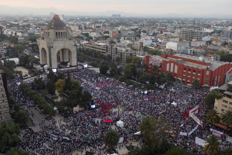 Presidential election in Mexico |  Demonstration in defense of “democracy”, Sheinbaum formalizes his candidacy