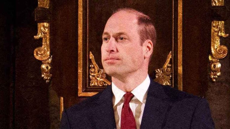 Prince William makes a furtive comeback and his physique worries…