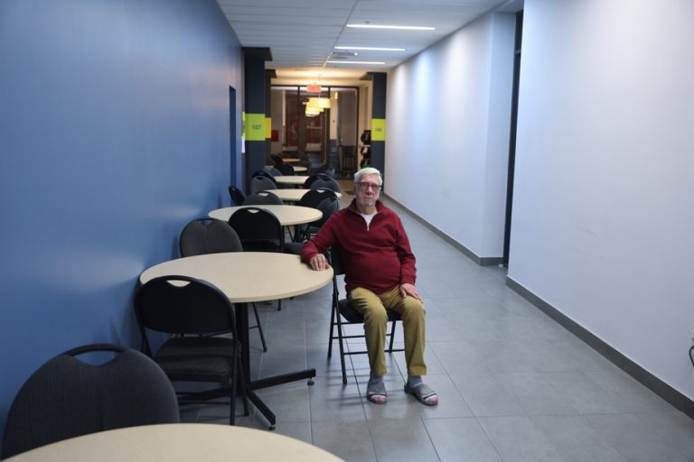 Seniors’ residence |  Seated in a corridor for a year