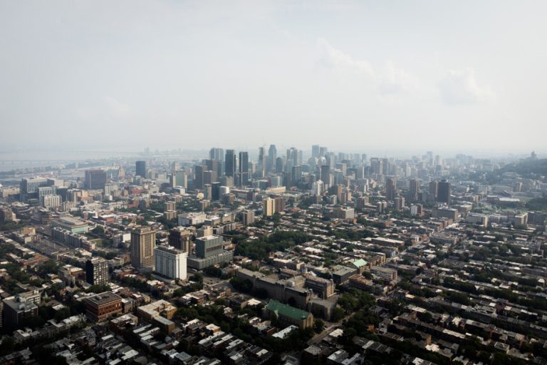 Smog warning in Montreal