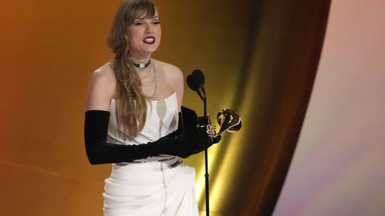 Taylor Swift wins album of the year for a record fourth time