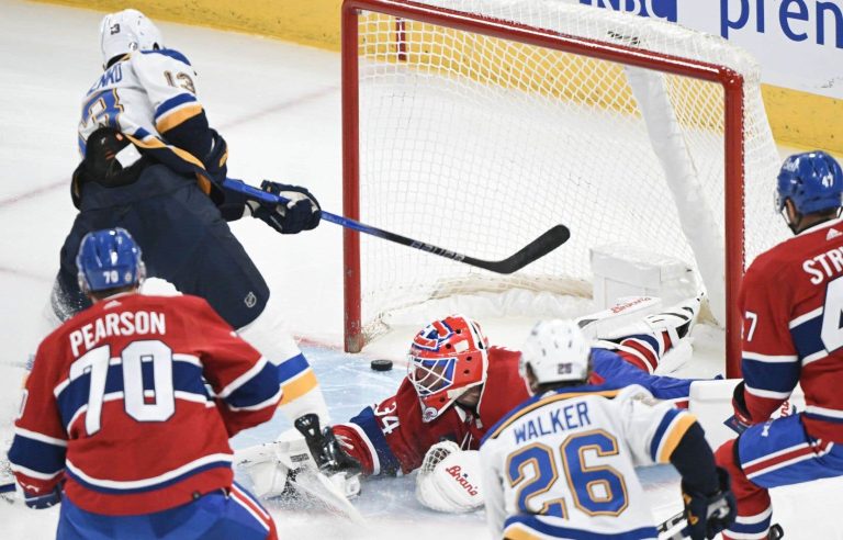 The Blues take advantage of Allen’s generosity and beat the Canadian 7-2