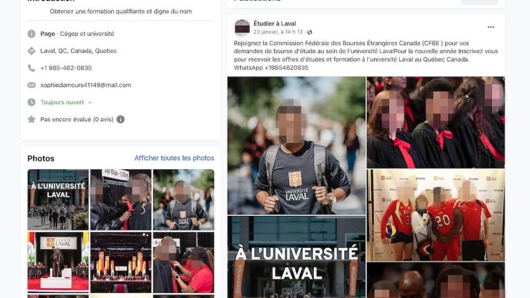 The image of Laval University misused for international fraud