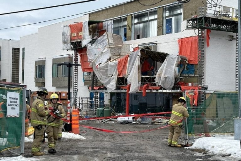 Trois-Rivières |  Five injured in construction site collapse