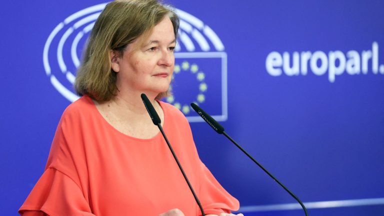 “We cannot depend on the whims of such an unpredictable president,” says Renew MEP Nathalie Loiseau