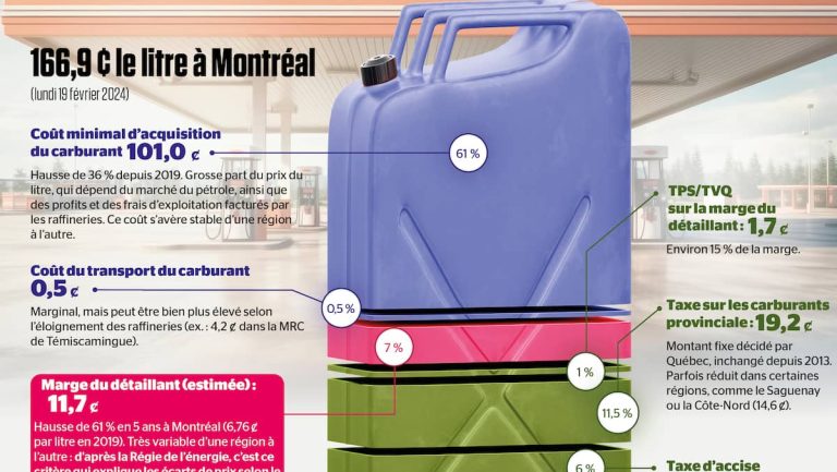 What is driving up the price of a liter of gasoline?