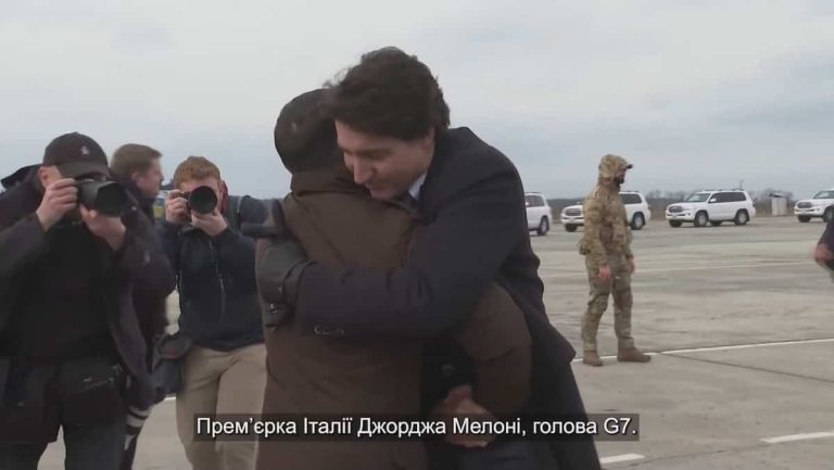 “Your battle is our battle,” Trudeau tells Zelensky