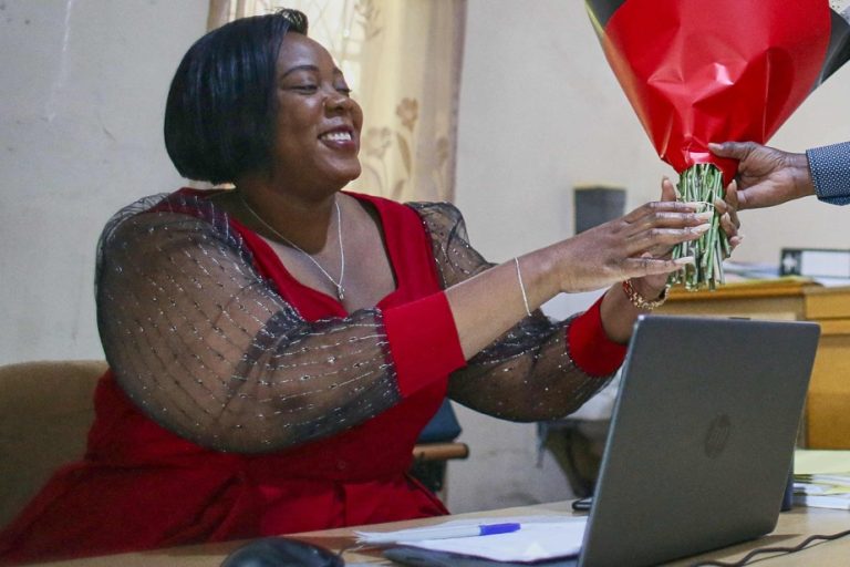 Zimbabwe |  Lovers offer saxophone melodies to their bride