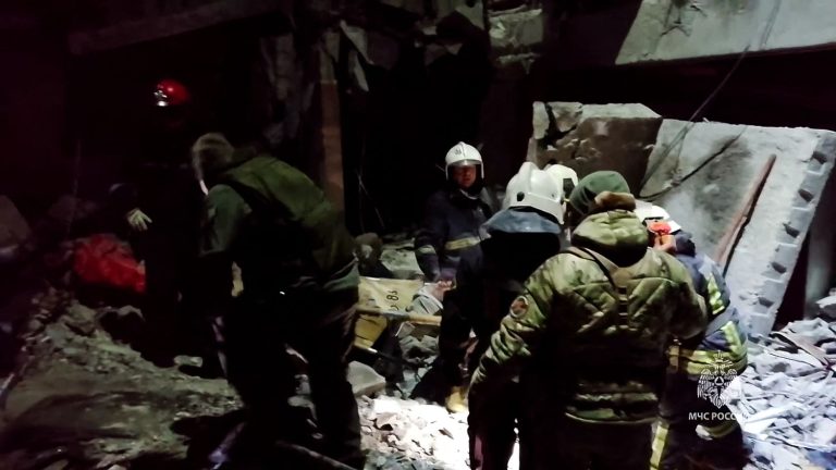 at least 28 dead in bombing in occupied eastern Ukraine, Moscow says