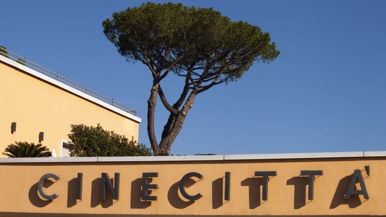 in Rome, the Cinecittà film studios in full renaissance