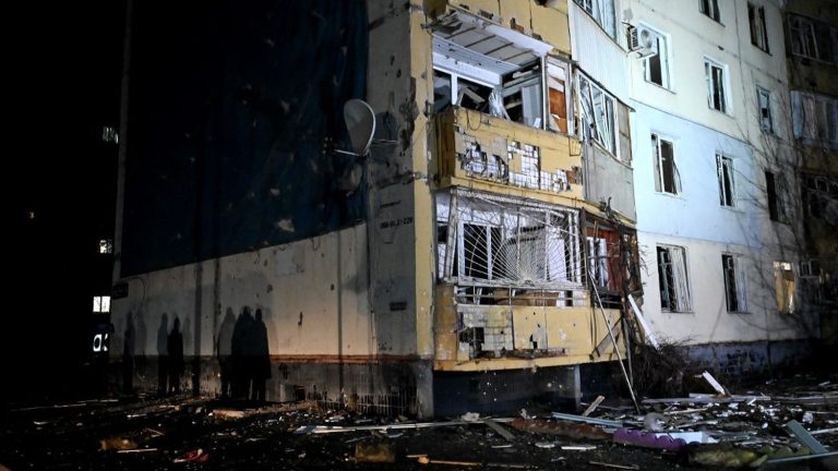 seven people, including three children, killed in fire after Russian strikes in Kharkiv