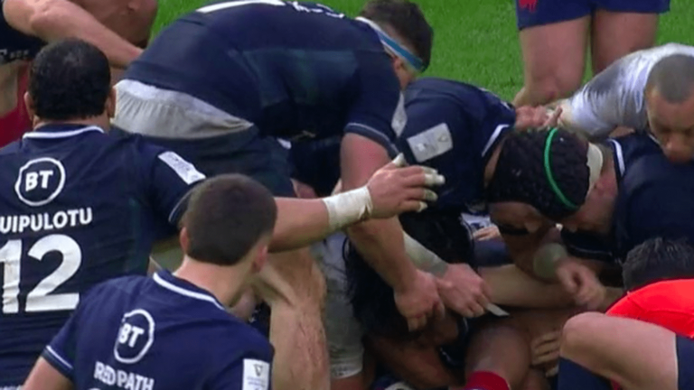 the Blues beat Scotland in pain