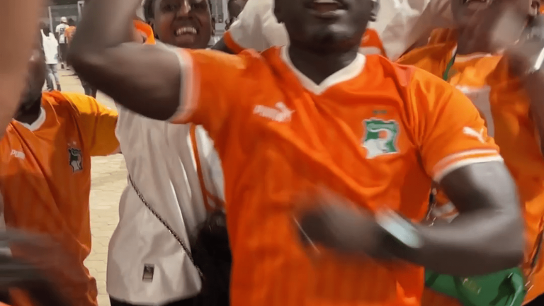 the heart of Ivory Coast was excited in Bouaké