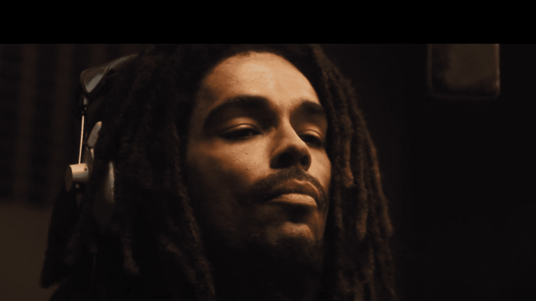 the king of reggae Bob Marley for the first time on screen