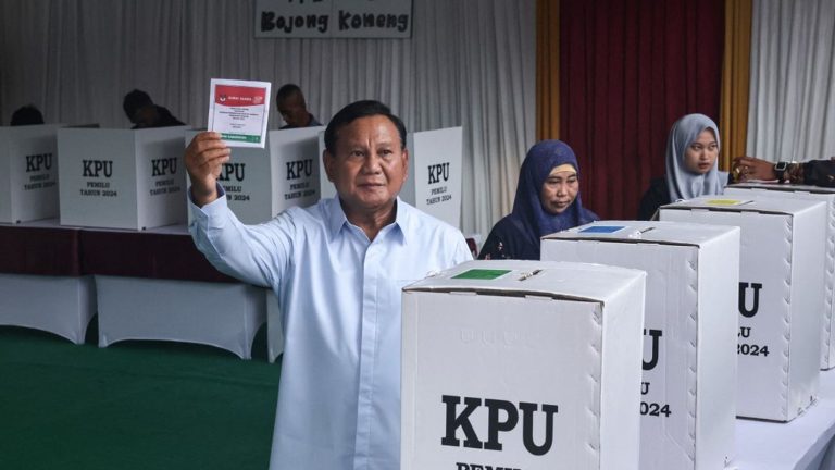 who is Prabowo Subianto, current Minister of Defense, favorite in the election?