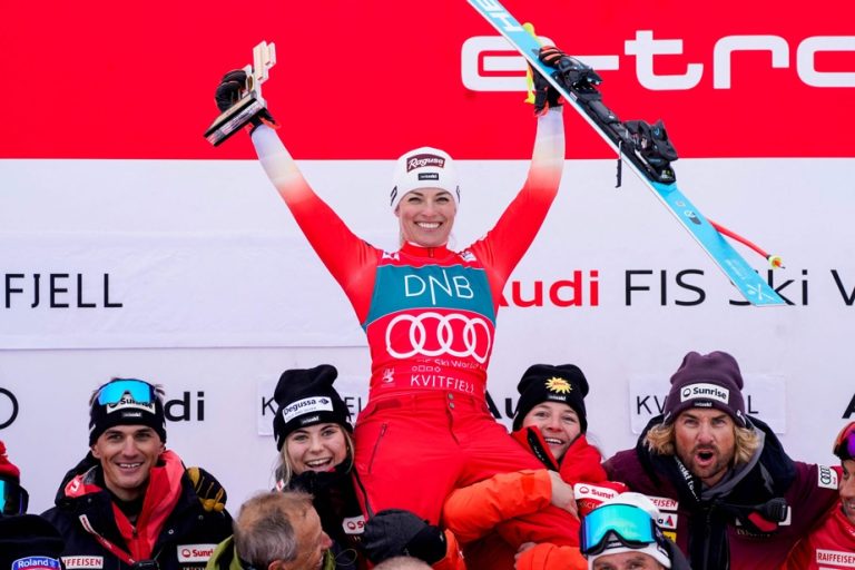 Alpine Skiing World Cup |  Lara Gut-Behrami wins Kvitfjell super-G