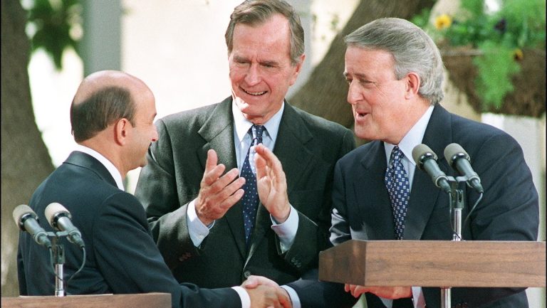 Brian Mulroney: he modernized the Canadian economy