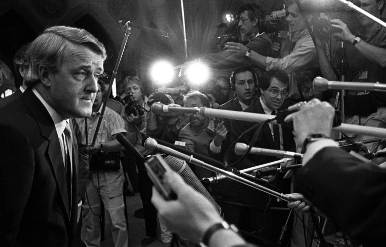 Brian Mulroney led several major Franco-Canadian battles