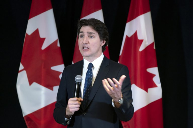 Canadians will choose between “two extremely opposing visions,” says Trudeau