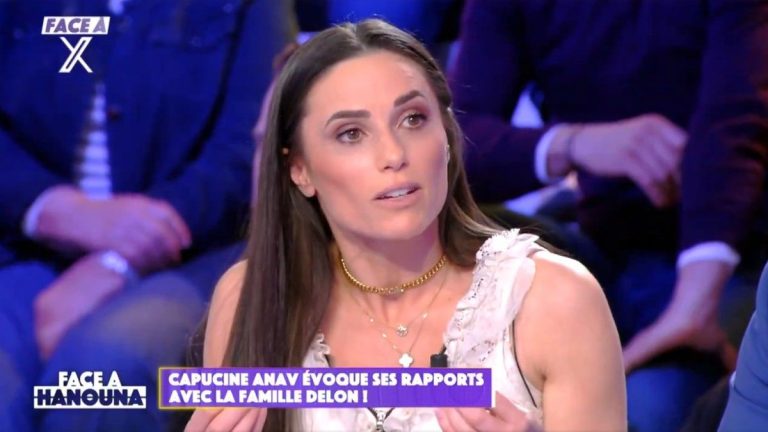 Capucine Anav makes serious revelations about the Delon family in “TPMP”: “Who will understand”