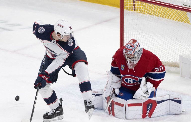 Cayden Primeau is perfect and the Canadian defeats the Blue Jackets 3-0