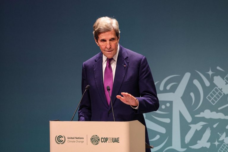 Climate change |  US envoy John Kerry sounds alarm over funding for cause