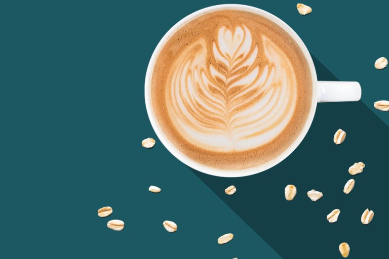 Coffee |  The oat drink is essential in the latte