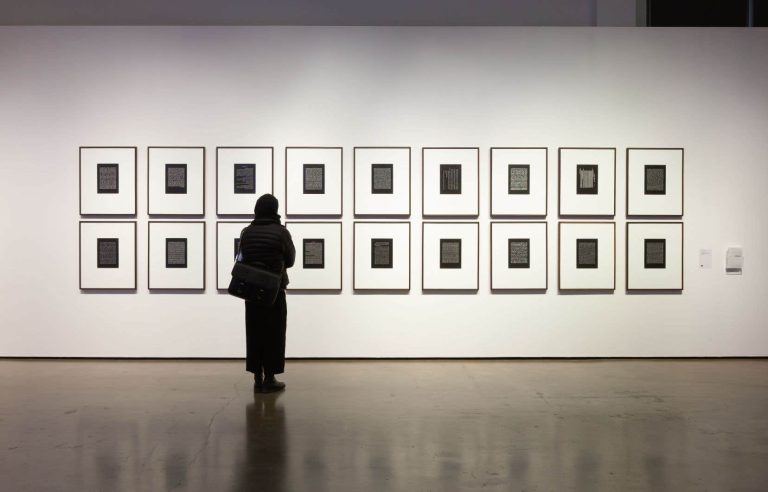 Despite a strong presence of English, the “ART + TYPO” exhibition has a universal reach