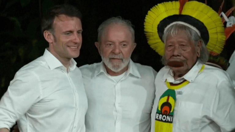 Emmanuel Macron and Lula sign an agreement for the Amazon