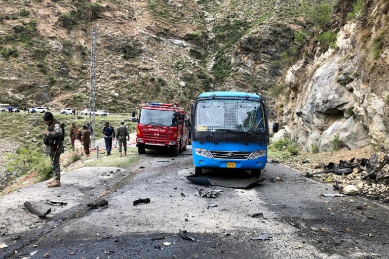 Five Chinese and their driver killed in suicide bombing in Pakistan