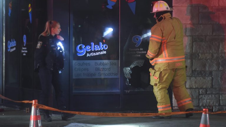 Gelato business targeted by arson attack