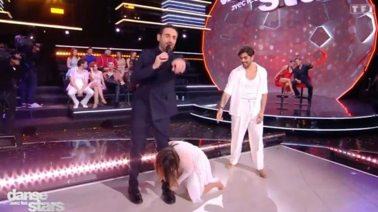 “I hate you”, Inès Reg throws herself at the feet of Camille Combal and strips him naked