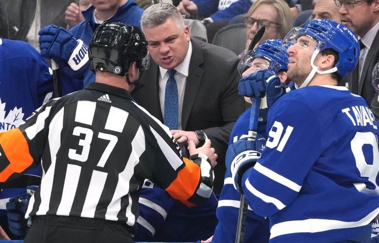 Maple Leafs head coach Sheldon Keefe fined $25,000