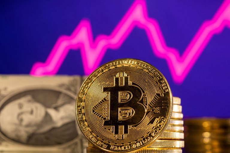 Bitcoin falls again after setting a new record above $69,000