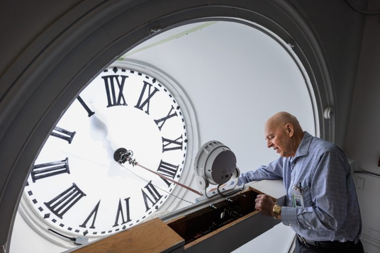 Retirement time has come for the parliament clockmaker