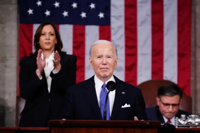 State of the Union Address |  A firm and combative Biden