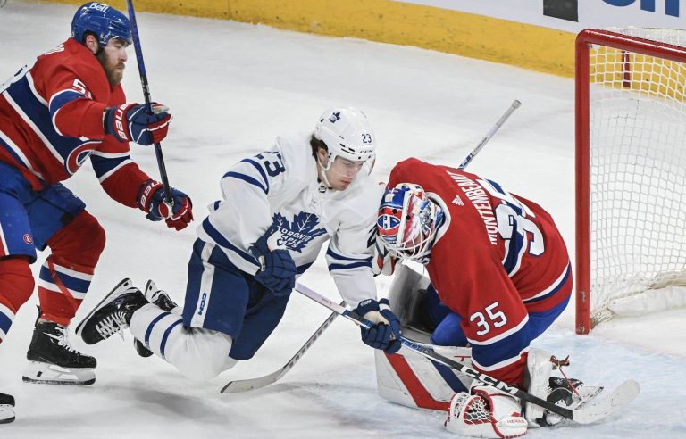 The Canadian loses 3-2 against the Maple Leafs