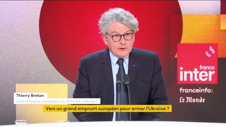 “The lines are moving,” says European Commissioner Thierry Breton