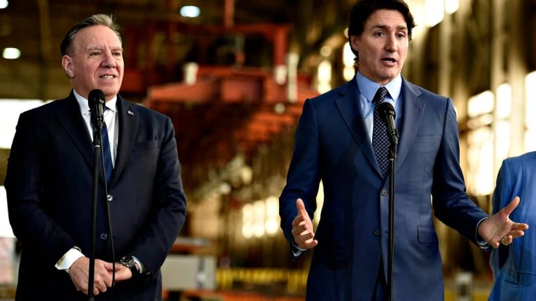 The meeting between Justin Trudeau and François Legault will take place on March 15