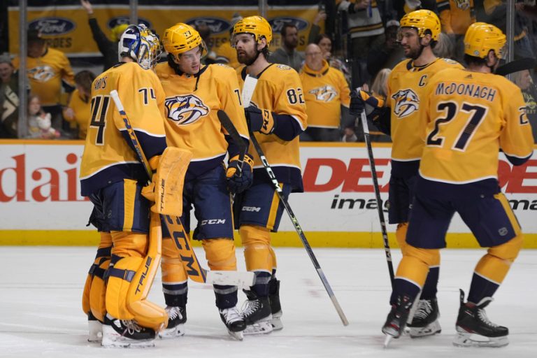 Thursday in the NHL |  A seventh consecutive victory for the Predators