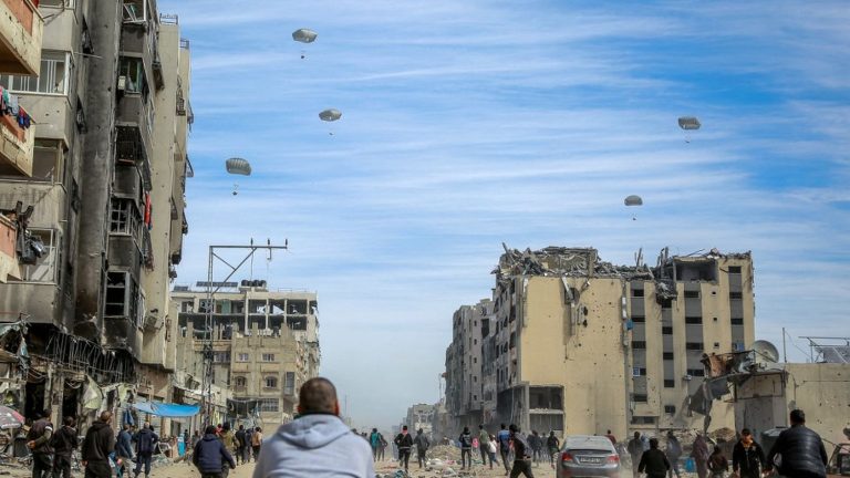 US begins airdrops of aid to Gaza