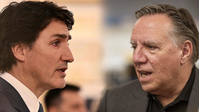 Justin Trudeau embarrasses François Legault